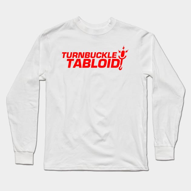 TBT Red Logo Long Sleeve T-Shirt by TurnbuckleTabloid